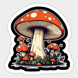 Mushroom Sticker